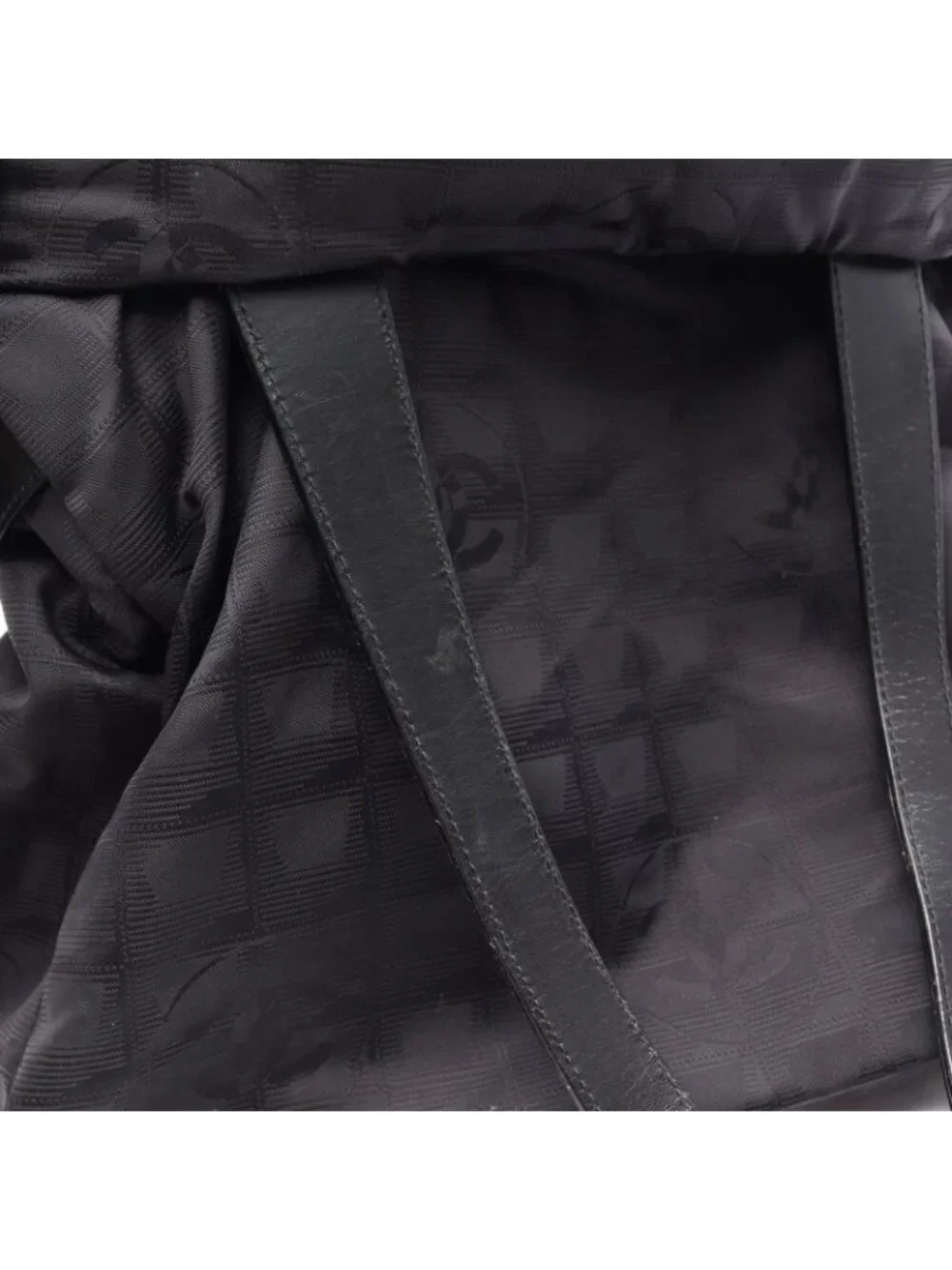 Chanel Tote New Travel Line GM Black Leather